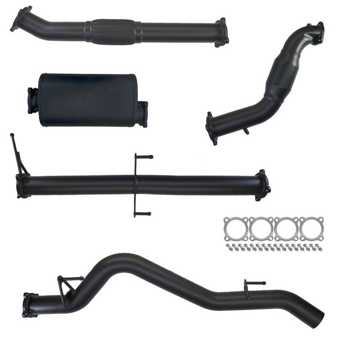 Ignite Exhausts Turbo Back For Mitsubishi Mn Triton 2.5l 3" Cat & Muffler 409 Stainless Steel