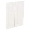 Kaboodle Gloss White Heritage Corner Wall Cabinet Doors - 2 Pack
