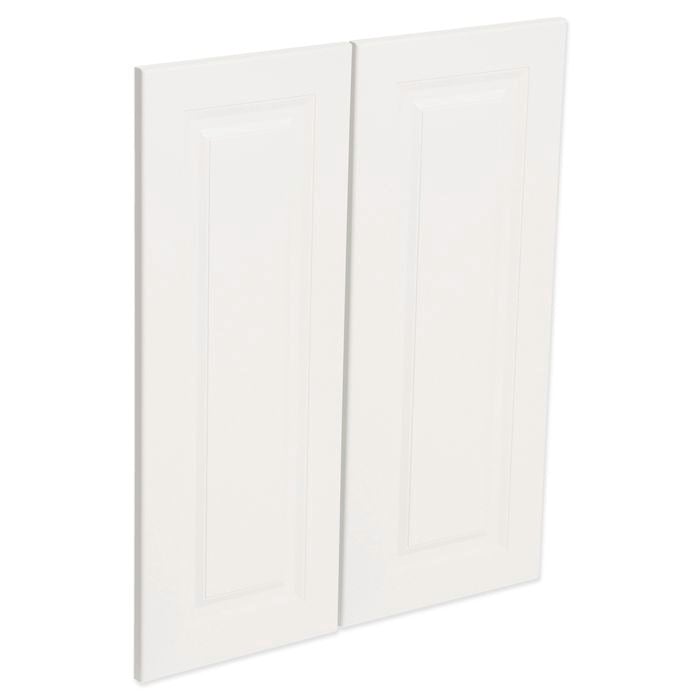 Kaboodle Gloss White Heritage Corner Wall Cabinet Doors - 2 Pack