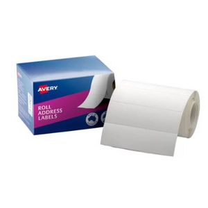 Avery Roll Address Labels (Box of 500) (125x36mm)