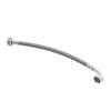 EnduraSeal 450mm Silver Premium Flexible Braided Hose Bent Elbow Water Connector