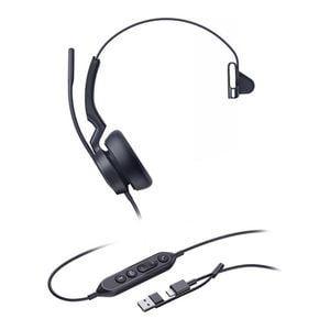Yealink Uh46 Mono Teams Usb-c/a Ms Headset Noise Cancelling Mic [uh46-m-ms-c/a]