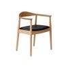 benssur ARLO Solid Ash Padded Dining Armchair Natural