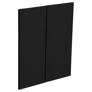 Kaboodle Black Olive Modern Corner Wall Cabinet Doors - 2 Pack - Modern