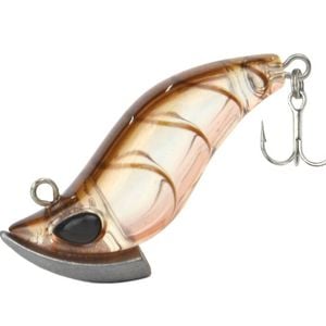 4.5cm Storm Gomoku Bottom/Stiletto Hard Body Fishing Lure - Brown Tiger Prawn