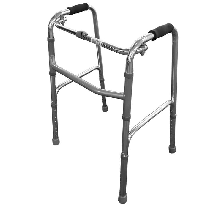 Livingstone Folding Walking Frame Adjustable Aluminium 56cm