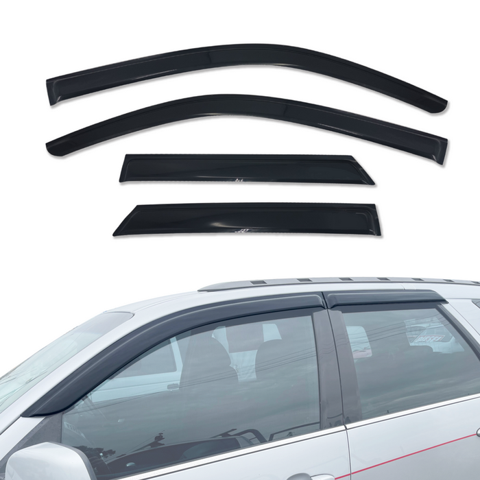 AUSGO Luxury Weather Shields for Ford Territory 2004-2016 Weathershields Window Visors Wind Deflectors