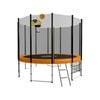 Kahuna Blizzard 8ft Trampoline Orange With Basketball Set