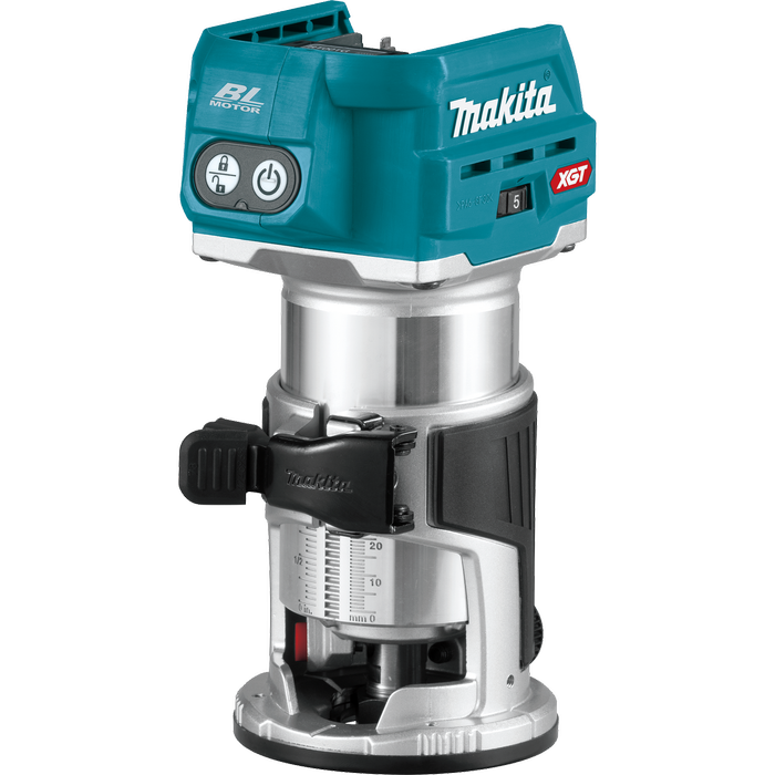 Makita XGT 40V Brushless Laminate Trimmer RT001GZ02 - Skin Only