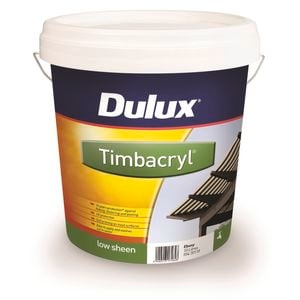 Dulux 10L Ebony Timbacryl Low Sheen Exterior Paint