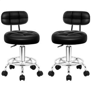 ALFORDSON Salon Stools Black 2X