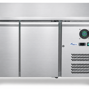 FED-X S/S Two Door Bench Fridge - XUB7C13S2V