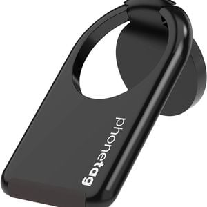 phonetag Multi-View Phone Stand with Magnetic Ring Holder Universal Black
