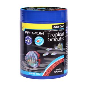 Aqua One Premium Tropical Sinking Granules 100g (26214)