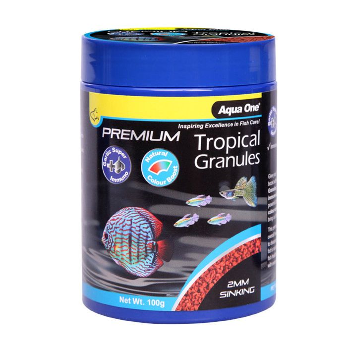 Aqua One Premium Tropical Sinking Granules 100g (26214)