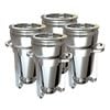 SOGA 4X 7L Round Stainless Steel Soup Warmer