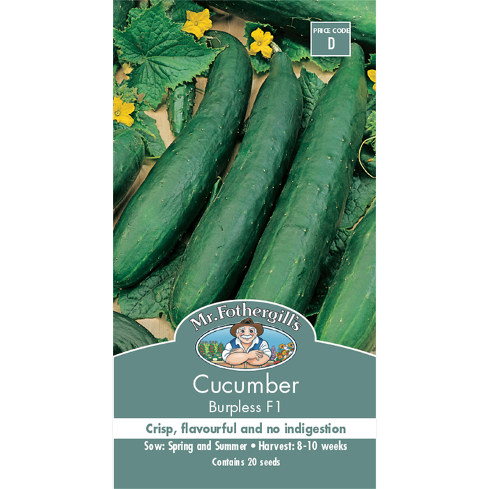 Mr Fothergill's Burpless Cucumber Vegetable Seed