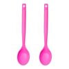 Tasty 2-in-1 Silicone Spoon with Measurements Cooking Utensil 35cm Pink 2 Pack