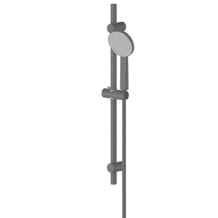 Greens Gun Metal Penny Rail Shower With RainBoost® Technology