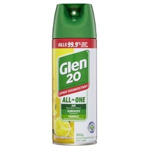 Dettol Glen 20 300g Citrus Breeze All-In-One Hospital Grade Disinfectant Surface Spray