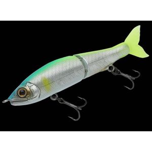 Gan Craft Jointed Claw 70 Type F Floating Fishing Lure 05 Blue Head Chartruse Ayu