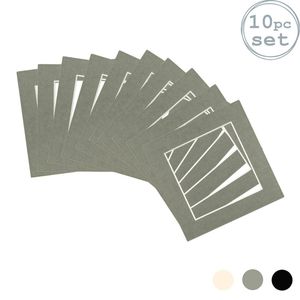 10x Picture Photo Mounts - To Fit Frame Size 6 x 6" for Image Size 4 x 4"