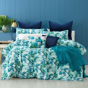 Bianca Flinders Blue Quilt Cover Set Queen
