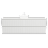 New England Joinery 1800mm Splendor Centre Basin SilkSurface Top Wall Hung Vanity