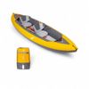 Decathlon - 2-Person Inflatable Canoe/Kayak Tribord 100+ Yellow - One Size