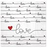 20pc Paw 3 Ply Lunch 33x33 Cm Premium Paper Flexo Napcins - Love Connection