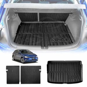 Boot Liner Kick Mats for Volkswagen Polo MK6 Hatch 2018-Onwards Cargo Back Seat Protector