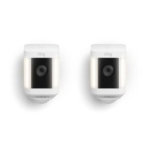 Ring White Spotlight Cam Plus Battery - 2 Pack
