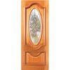 Woodcraft 2040 x 820 x 40mm Entrance Door Olivia Leadlight  Glass TGR01CBGLD