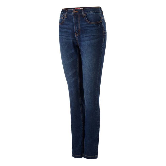 Hard Yakka Indigo Women's High Waisted Slim Fit Jegging - Size 12
