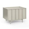 Linea 55cm Putty 1 Drawer Bedside Table