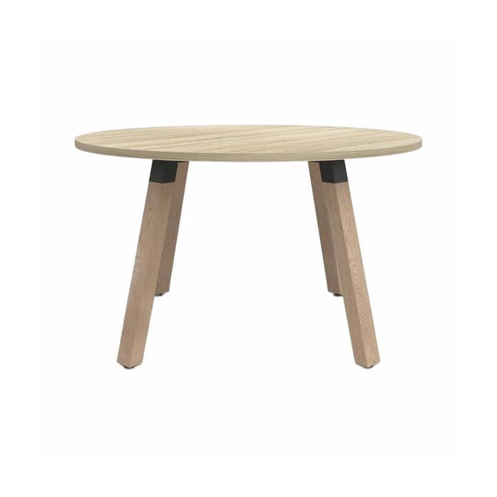 Olg Plantation Boardroom Table Solid Oak Frame New Oak Smooth Top L3600mm X W900mm