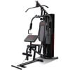 PROFLEX Multi-Station Compact Home Gym Fitness Equipment with 150lbs Weight Plates and Preacher Bench-M8000