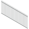 ProtectorAl 1201 - 2400 x 1200mm Monument Raked 16-30º Picket Top Pool Fence Panel