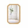 Costway 90 X 60 Cm Rectangle Decorative Mirror Rounded Corner Arch Wall Mirror