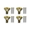 Everhang 45kg Brass Plated Heavy-Duty Picture Hanging Angle Drive - 4 Pack