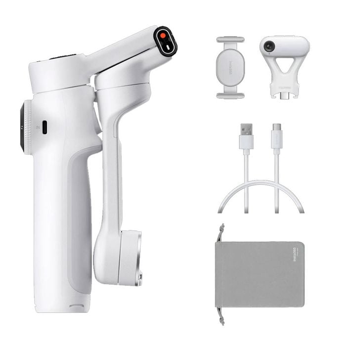 Insta360 Flow 2 AI Tracker Bundle - Summit White