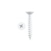Pinnacle 4.0 x 25mm White Countersunk Timber Screw - 20 Pack