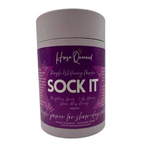 Horse Queened Sock It – 5 minute quick and easy Purple Sock Whitening Powder 150g