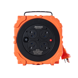 Jackson Rugged 4 Outlet 10 Metre Extension Reel