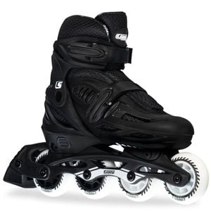 Crazy Skates Blade Black Size Adjustable Inline Skates - MEDIUM | 2-5