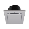 Click 250mm Silver Ducted Exhaust Fan