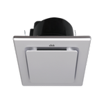 Click 250mm Silver Ducted Exhaust Fan