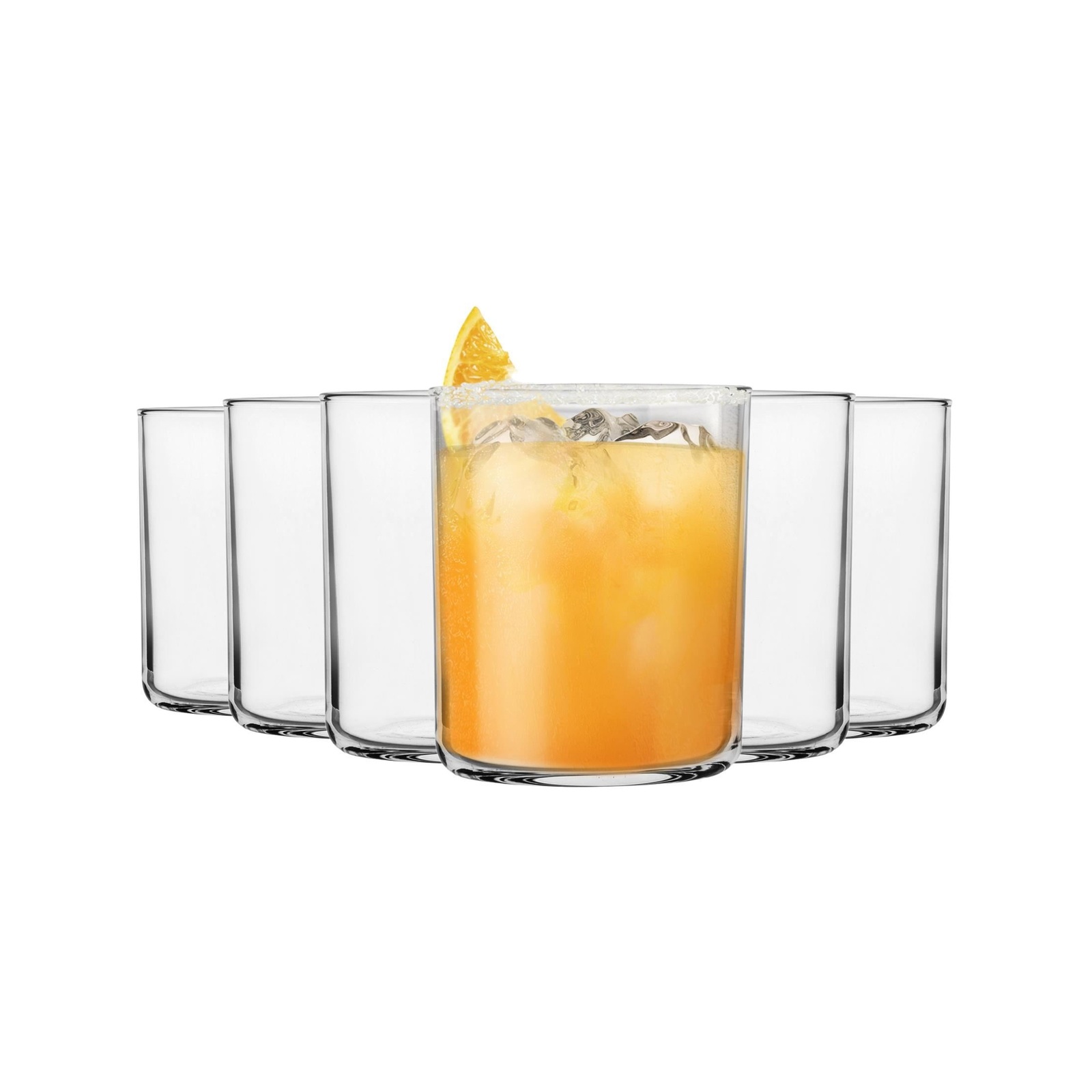 21 Cl - Bormioli Rocco Barshine Bicchiere Bibita In Vetro Temperato Set 6 Pezzi