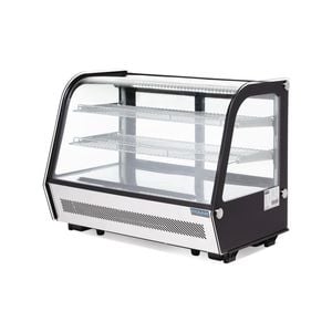 Polar G-Series Countertop Food Display Fridge Black 160Ltr