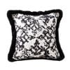 SOGA 45cm Vintage Black Herringbone Pillowcase Set Throw Pillow